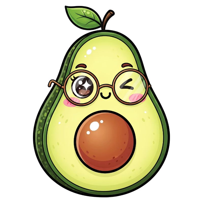 Avocat avec verres clin d’usure