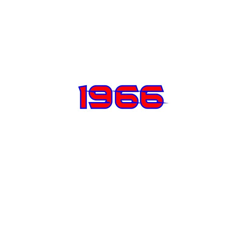 1966 Retro Neon Typography