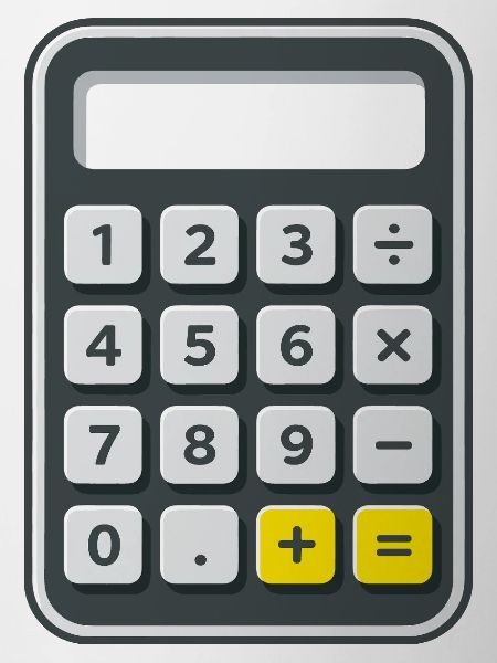 Calculatrice Costume Carnaval Nerd