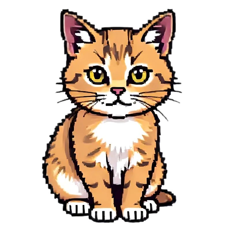 Cat Pixel Art