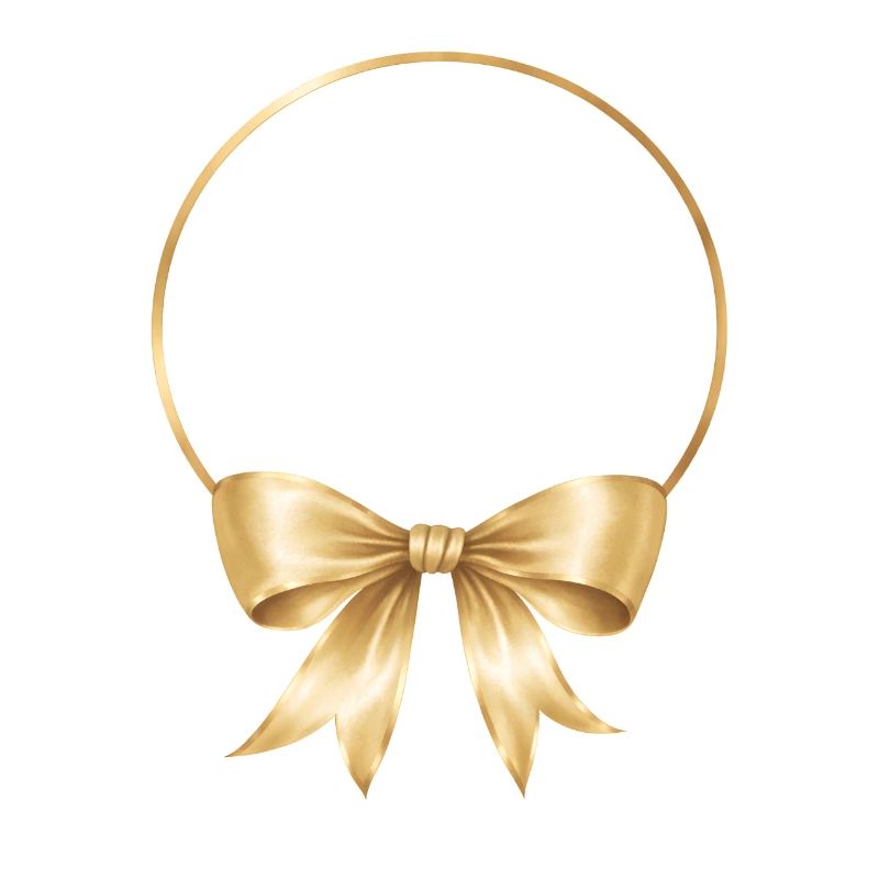 Circle bow personalizable