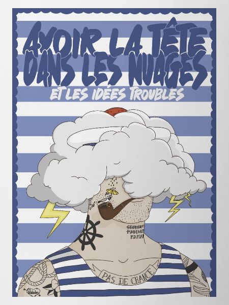 Nuage et tatouages marins