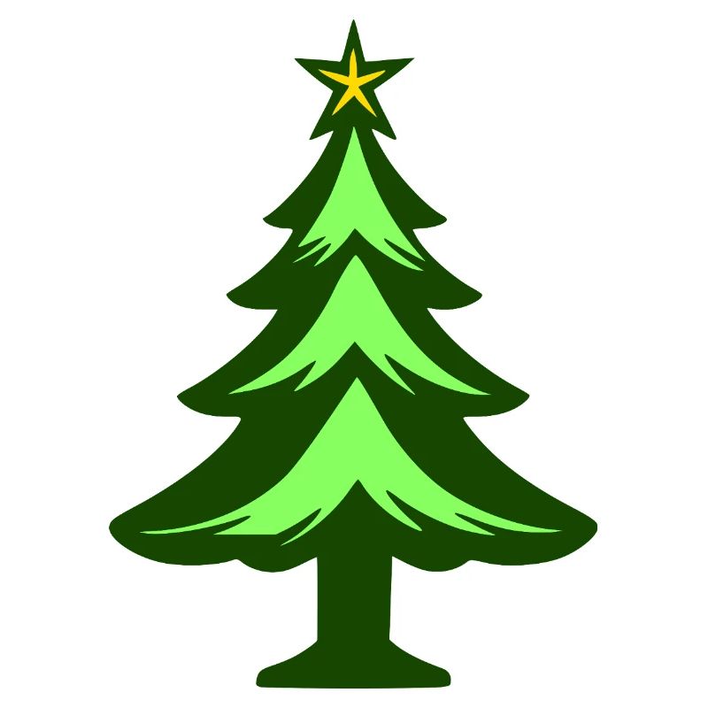 Simple Christmas Tree Graphic