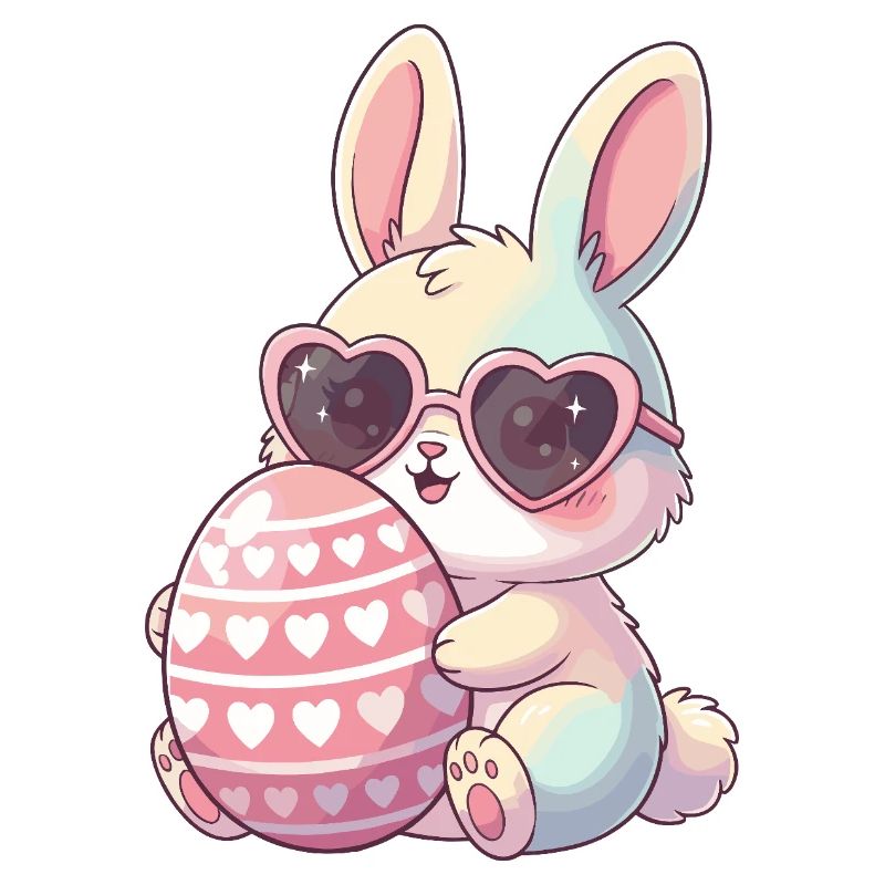 Œuf de Pâques Herzblick Bunny