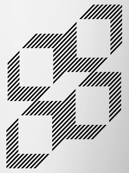 squares out of lines design