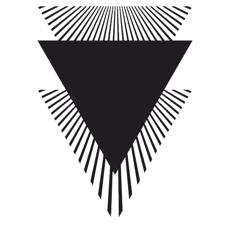 Radiant Triangles Geometry