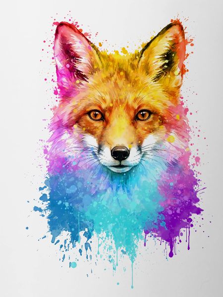 Fuchs Aquarell Illustration