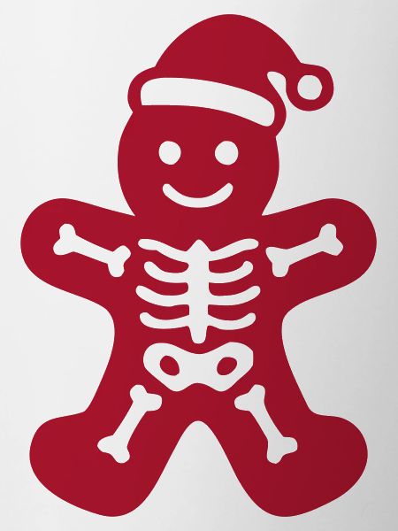 Skelett Lebkuchenmann Icon