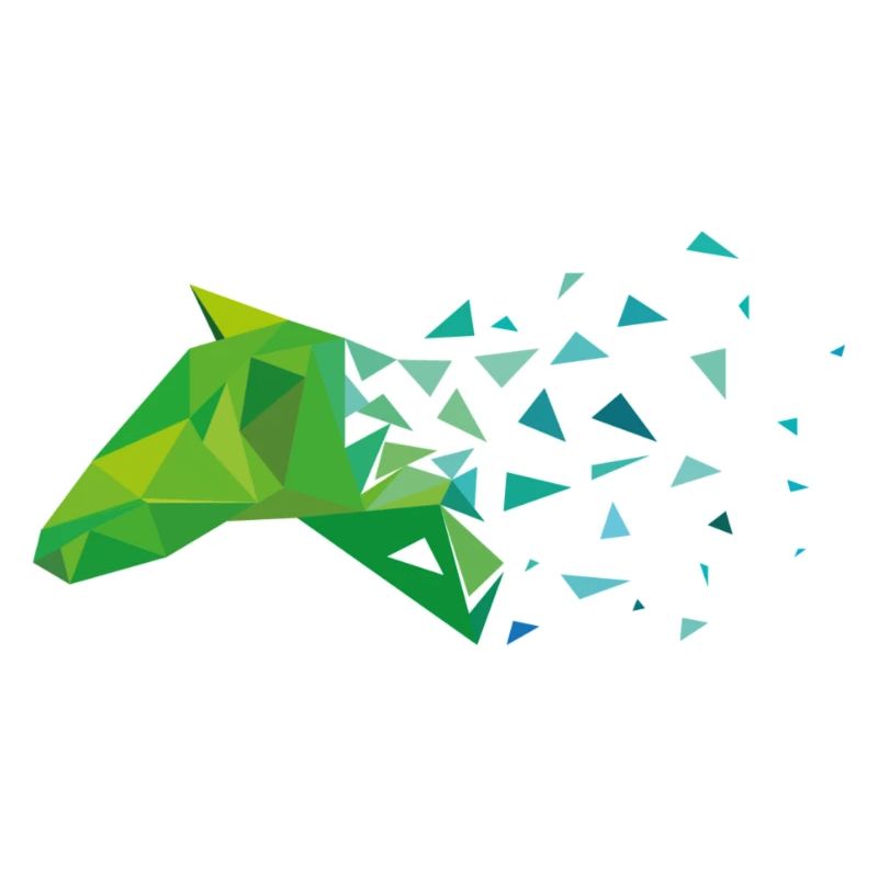 Cheval vert cheval cadeau
