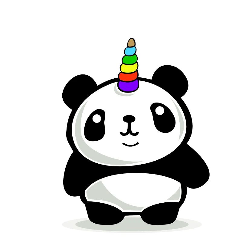 Panda Einhorn