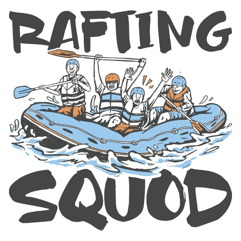 Rafting Squad Outfit for Teams Boating Mountains