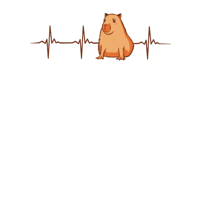 Cooler Capybara Herzschlag