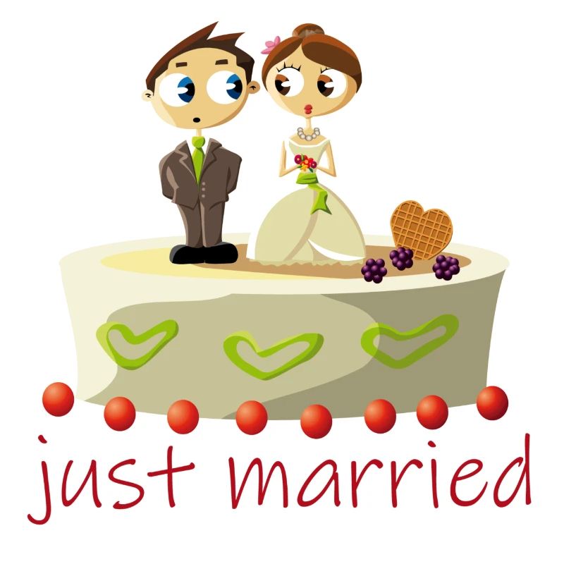 just married, mariage