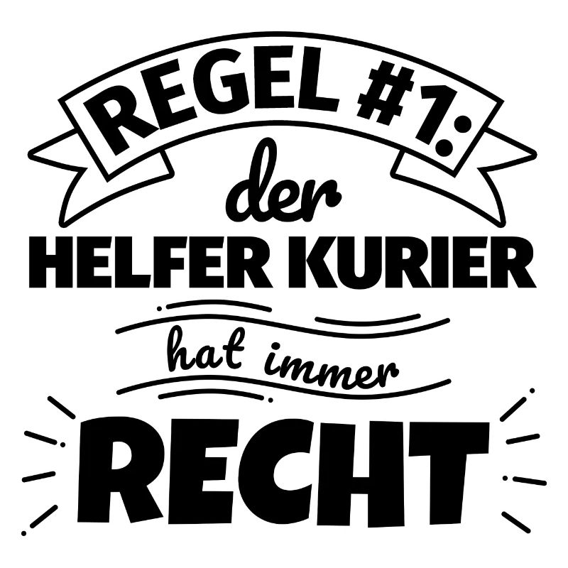 Helfer Kurier Geschenke – Hat immer Recht