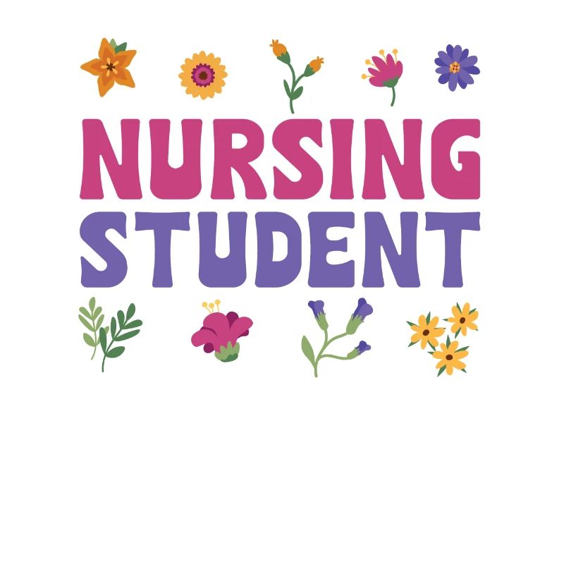 Cute floral outfit for nursing students