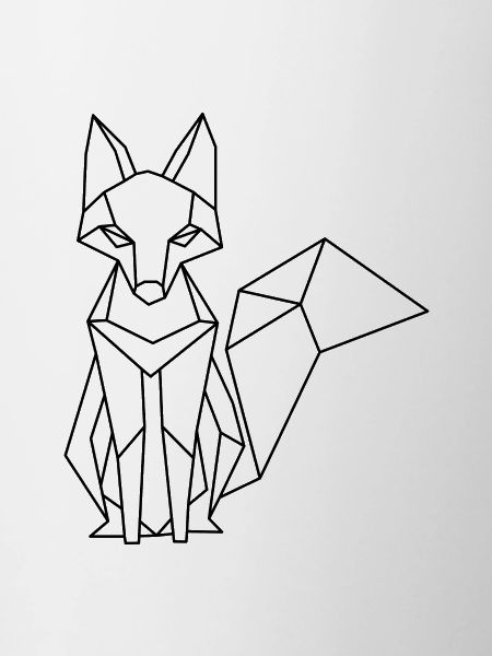 Polygon Fox – Geometric Artwork