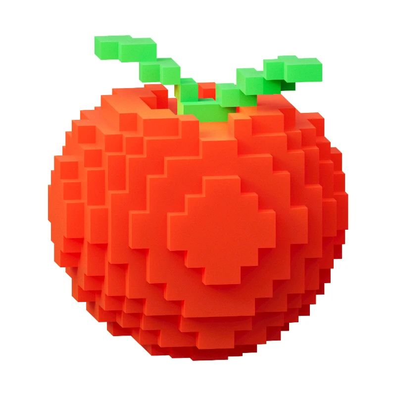 Orange voxel