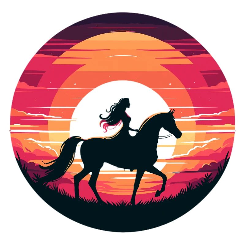 Arabisches Pferd Mädchen