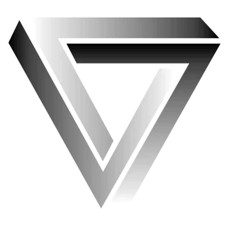 illusion d'optique - triangle Escher