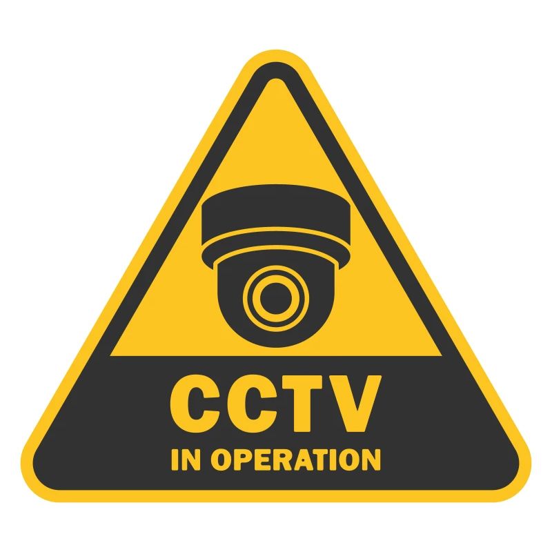 Security cameras in use symbol icon. Fixed CCTV