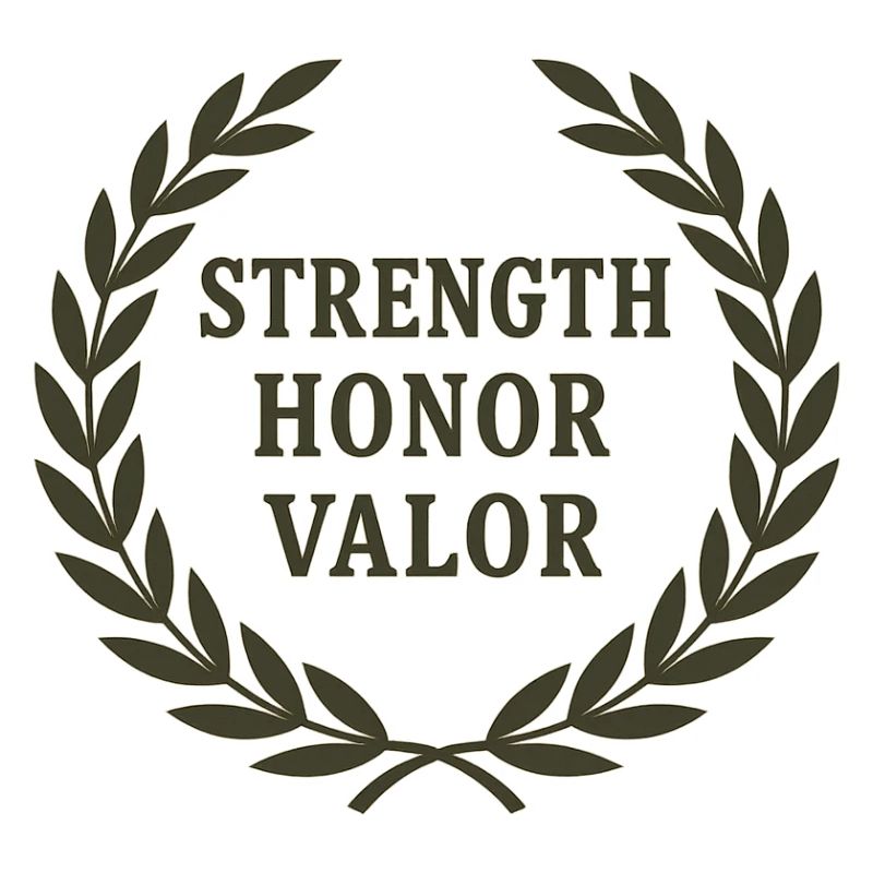 Plaque de moral de la victoire honorable