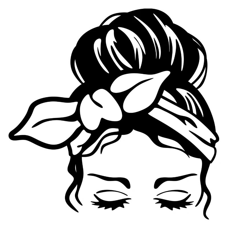 messy bun
