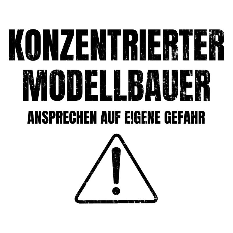 Konzentrierter Modellbauer | Modellbau Geschenke