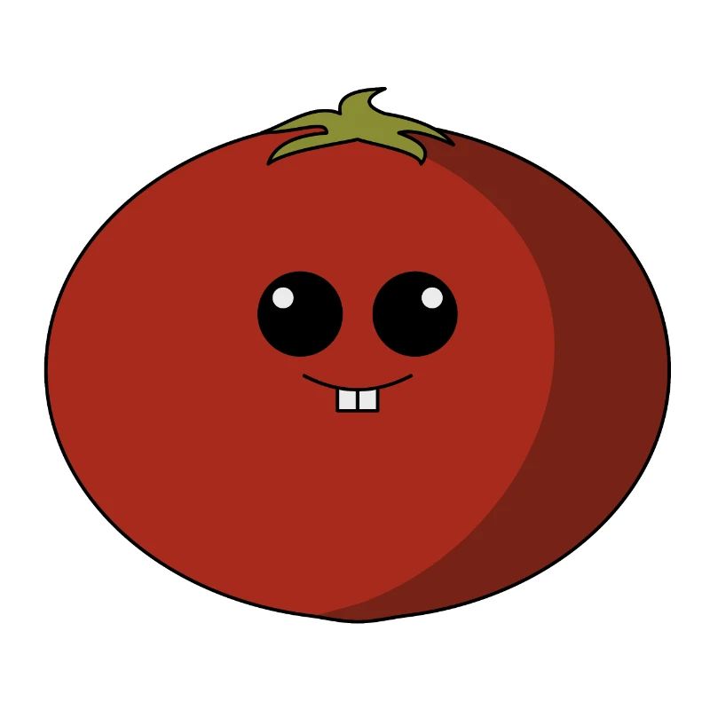 Tomate avec visage