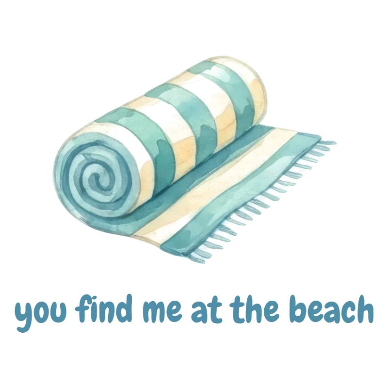 Tu me trouves à la plage