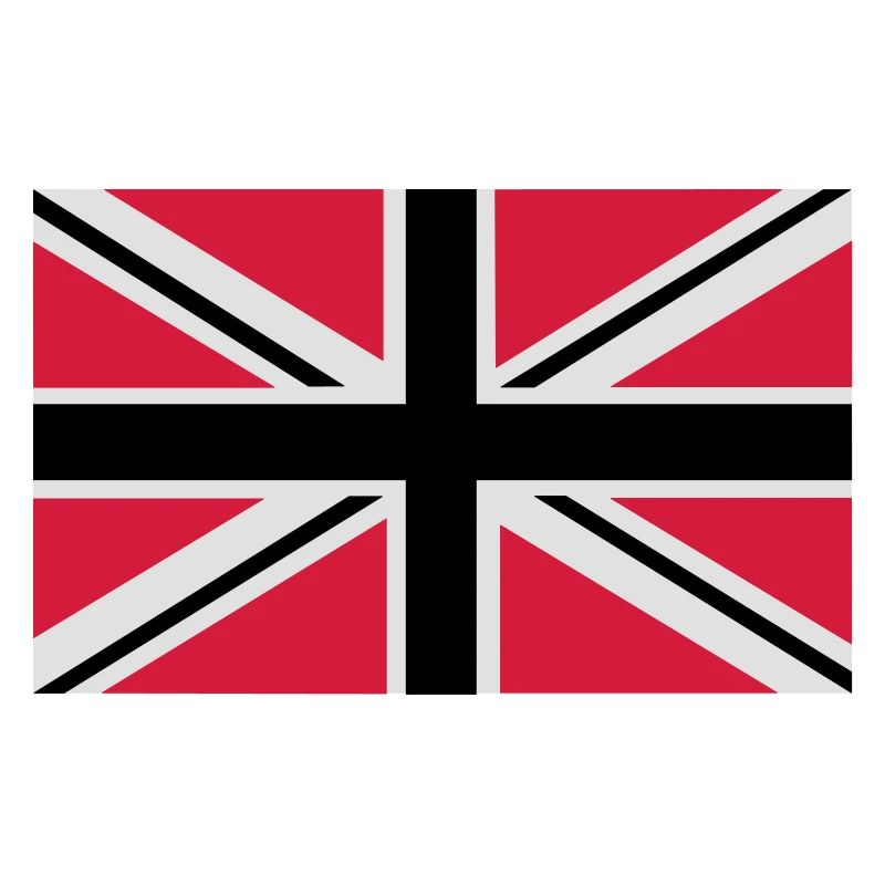 Union Jack | black-white-red | Flag flag