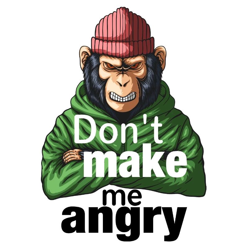 Anger angry impulsive aggressive hothead rage monkey