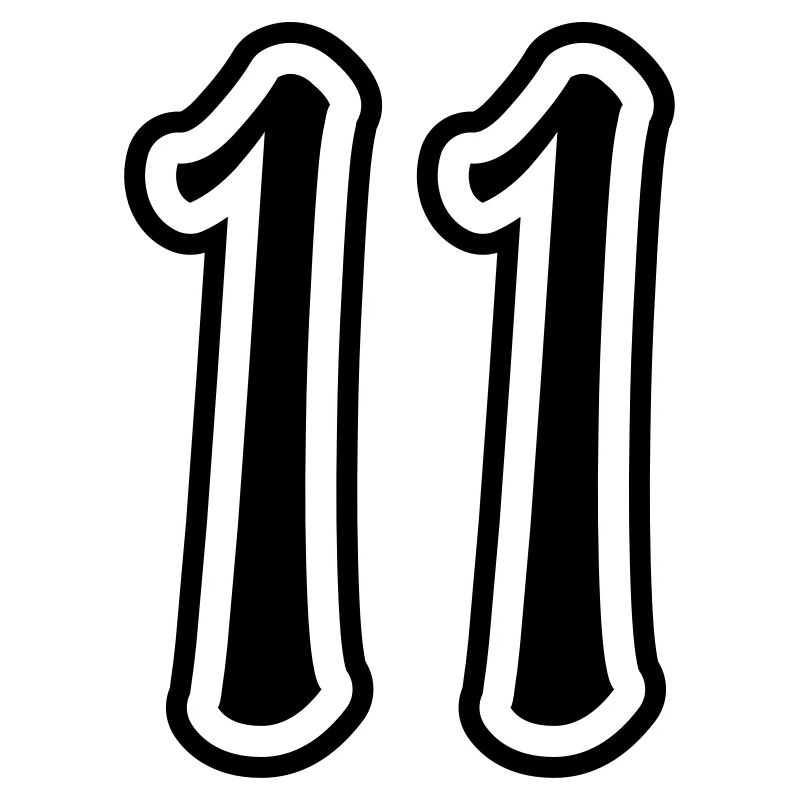 11 Numéro de numéro