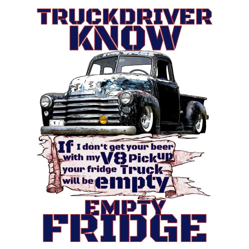 Retro V8 LKW Brummifahrer Bier Transporter