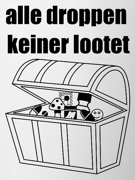 Drop all, no one loots