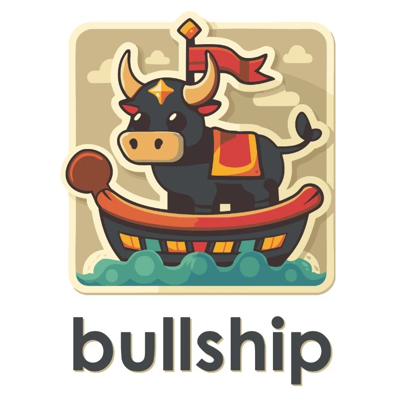 Bullship de style dessin animé