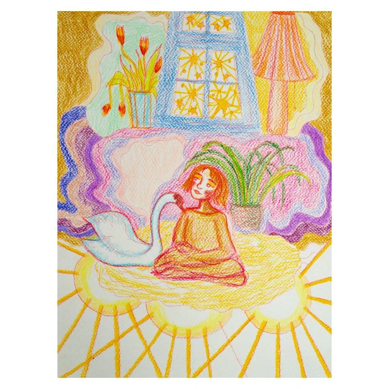 ©Mädchen mit Schwan - by Xenia Nitzberg
