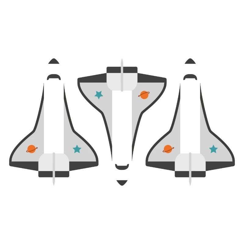Trois navettes spatiales