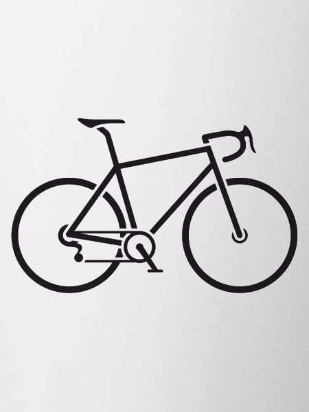 Vélo de route noir