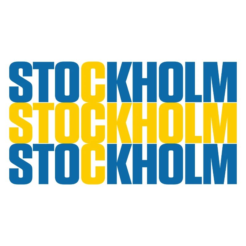Stockholm Suède Drapeau