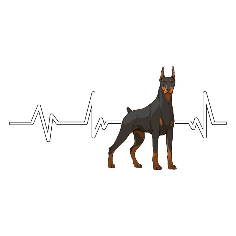 Dobermann Doberman Heartbeat