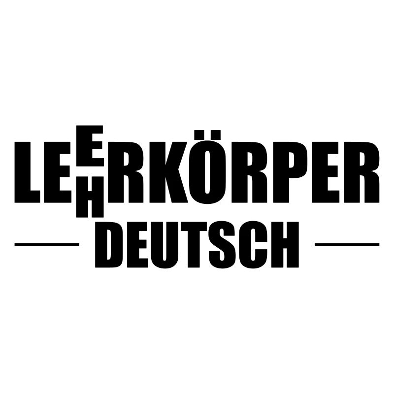 Nerdy Design "LEERKÖRPER D" - E/H-Wahlmöglichkeit