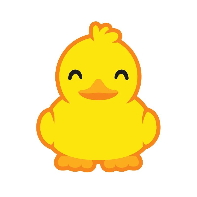 Canard doux en jaune