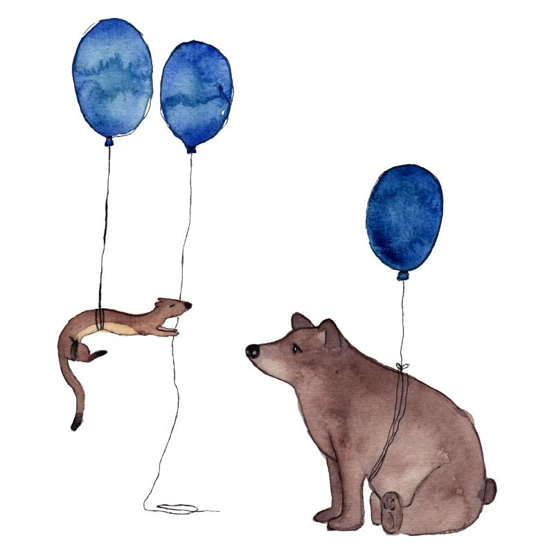 Animaux et ballons