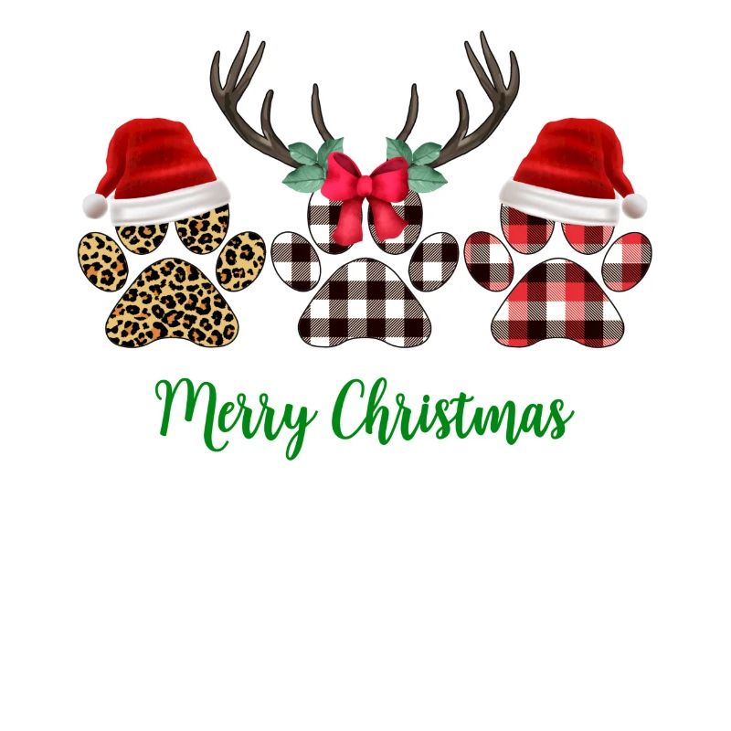 Joyeuse patte de Noël