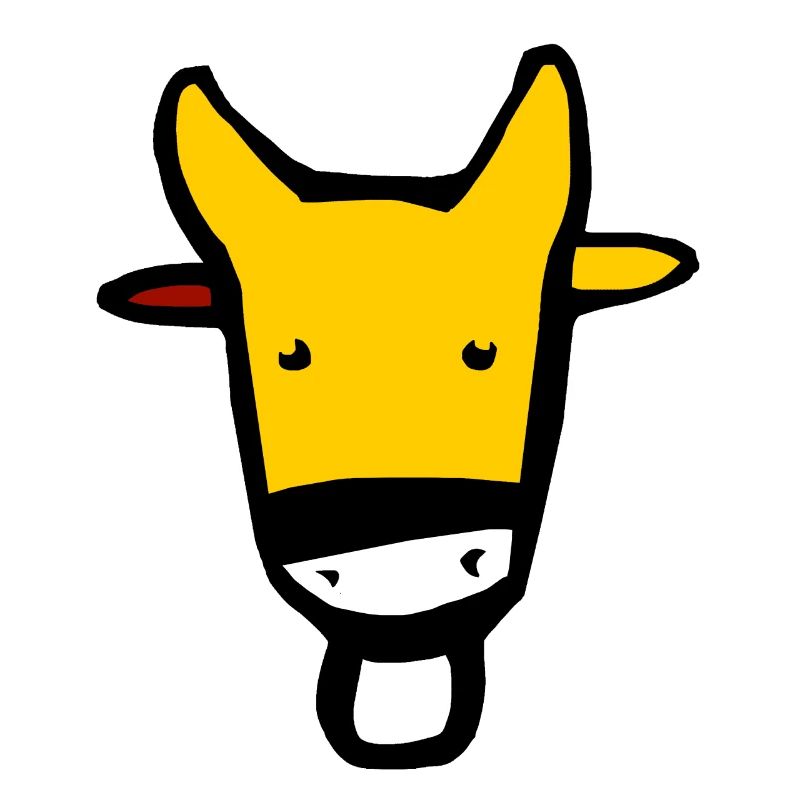 Taureau en jaune