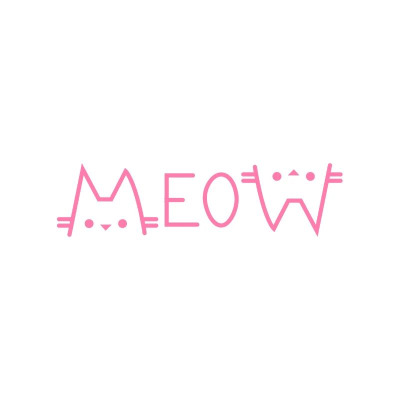Katzendesign "MEOW"