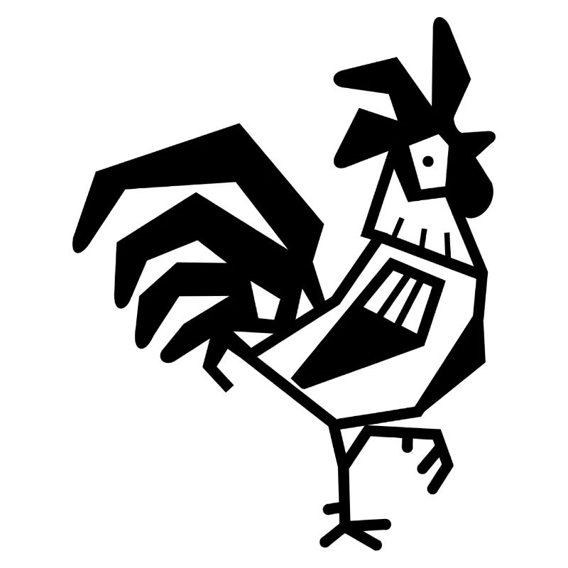 Oiseau coq poulets