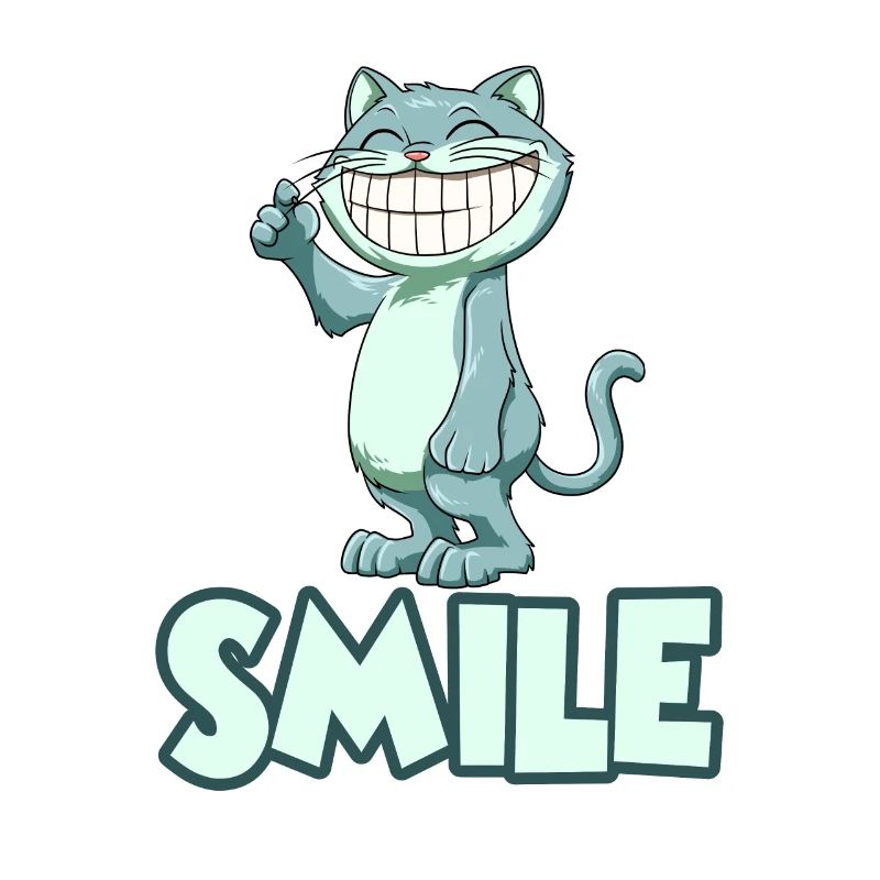 Chat souriant
