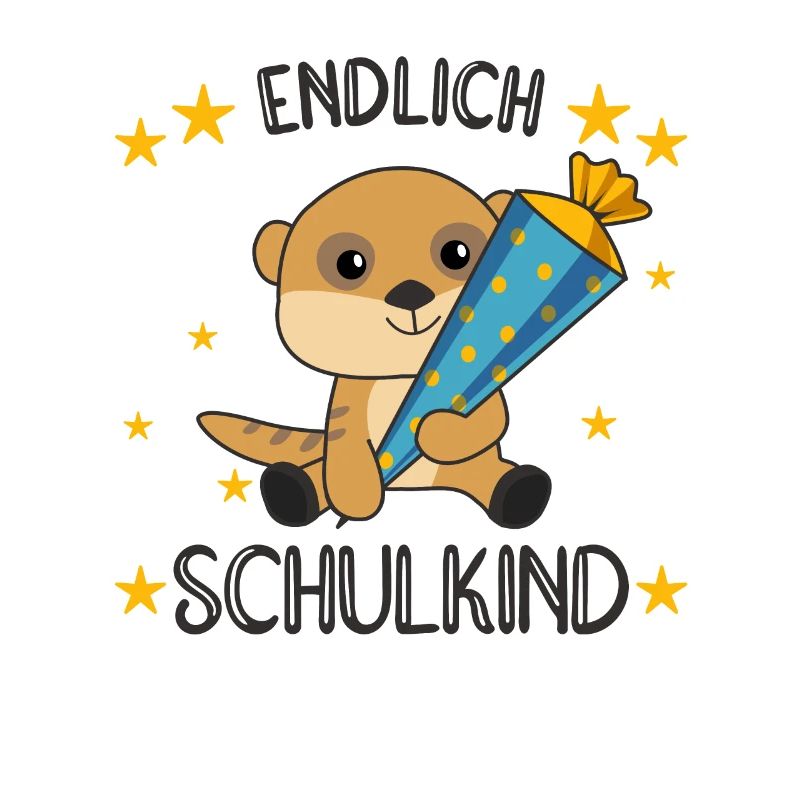 Erdmännchen Schule Einschulung Kita 2021 Schulkind