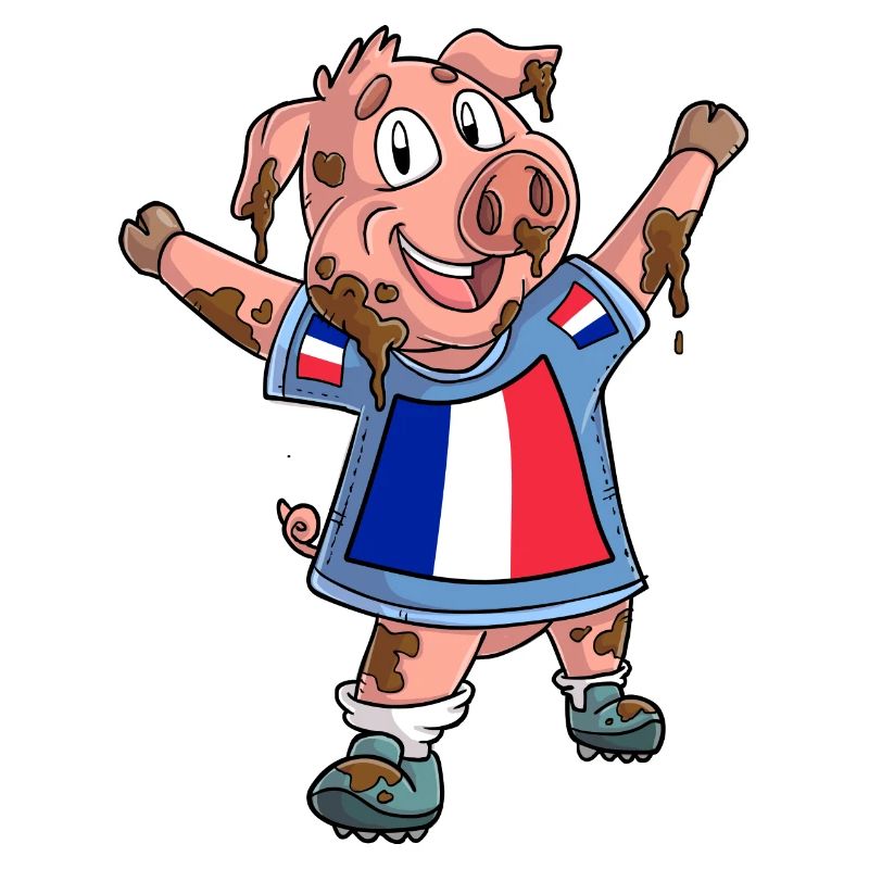 Fan Schwein Frankreich
